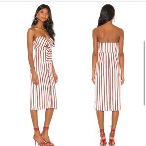 House of Harlow x Revolve Colette Dress Red Stripe